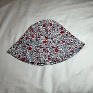 New Baby Gap Knot Ditsy Floral Bucket Hat Size 6-12M
